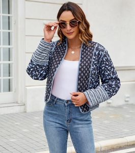 Nouvelles vestes matelassées pour femmes, design personnalisé, vêtements d'hiver décontractés avec fermeture éclair, logo, motif uni, décoration, doublure en nylon - Product Image 1