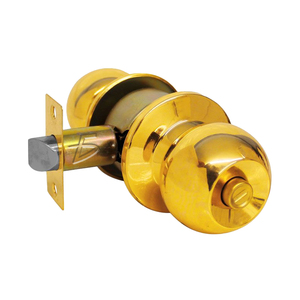 Serratura Cilindrica Senza Chiave in Ottone Lucido per Mobili, per Facile Accesso e Tocco Elegante - Product Image 1