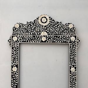 Luxury Handcrafted Bone Inlay Decorative <b>Wall</b> <b>Mirror</b> Frame, <b>Vintage</b> Style Designer <b>Mirror</b> for Living Room, Entryway & Bedroom - Product Image 3