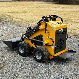 Mini Cargadora de Ruedas Cummins EPA 4x4 de 950 kg con Cilindro Hidráulico, Orugas de Goma Delanteras, Cucharón de 0.1 Cbm y Potencia de 60KW - Product Image 4