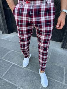 กางเกงผ้าพรีเมี่ยมสำหรับผู้ชายผ้าขน70% 30% โพลีเอสเตอร์สไตล์ชิโนทรงสลิมฟิต - Product Image 3