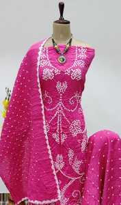 Conjunto de Traje Formal de Satén Suave Premium con Cintura Natural y Dupatta, Estilo Palazzo, Antiarrugas y Transpirable para Primavera - Product Image 3