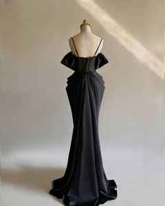 Vestido de noche Maxi de mujer de alta calidad Satén elegante con decoración de busto Característica antiestática Casual para fiestas - Product Image 6