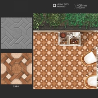 Carrelage mural extérieur en céramique 400x400mm, moderne, robuste, antidérapant, mat, résistant à l'usure, effet brique, pour villas et centres commerciaux