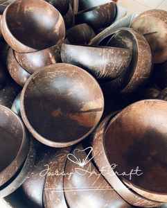 Tazón Reutilizable Hecho a Mano con Cáscara de Coco Natural, Ecológico, Duradero, Diseño a Prueba de Fugas, Apto para Lavavajillas, para Servir y Decorar el Hogar - Product Image 6