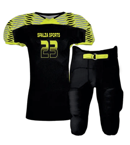 Uniformes de Fútbol Americano Personalizados para Hombre, Manga Corta, Transpirables, Tallas Grandes, Impresión por Sublimación, 100% Poliéster - Product Image 2