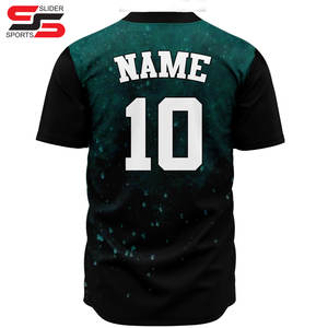 Chemises de baseball brodées avec impression de logo personnalisé de haute qualité Maillot de softball pour hommes Maillot de baseball sublimé - Product Image 2