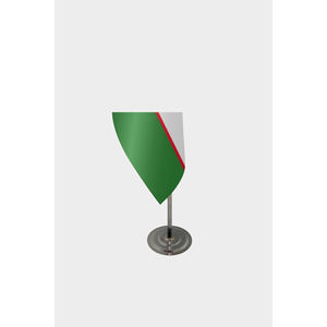 Drapeau intérieur officiel de l'Ouzbékistan avec logo personnalisé 3x5 pieds, impression numérique sur nylon de soie, mât en aluminium pour l'assurance automobile - Product Image 4