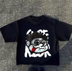 Camiseta Gráfica de Diseño Moderno y de Alta Calidad, Estilo Casual, Oversize, Juvenil, de Manga Corta para Hombre - Product Image 1