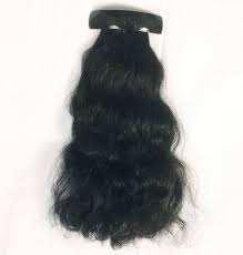 Auténtica Peluca de cabello humano crudo recto de grado templo indio extensiones Remy dibujadas al por mayor extensiones de cabello humano indio - Product Image 3