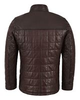 Veste en cuir d'hiver pour homme Furat Leathers, couleur personnalisée, coupe-vent, respirante, col montant, fermeture éclair, logo personnalisable sur le devant