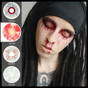 Lentilles <span class=keywords><strong>Sclera</strong></span> <span class=keywords><strong>22mm</strong></span> Lentilles de <span class=keywords><strong>contact</strong></span> colorées Halloween Crazy Ghost Lentilles De <span class=keywords><strong>contact</strong></span> Cosplay sharingan - Product Image 1