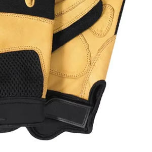 Guantes mecánicos de trabajo pesado hechos a medida para la venta al por mayor cómodos guantes mecánicos de medio dedo - Product Image 3