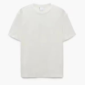 100%, Camiseta de algodón de peso pesado para hombre, ropa de calle con cuentagotas de gran tamaño personalizada, tela de punto con patrón sólido, DTG en blanco - Product Image 5