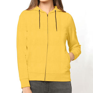 Nouveauté tendance : sweat-shirts à capuche pour femmes, respirants, écologiques, en coton mélangé, grande taille, polaire, OEM - Product Image 1