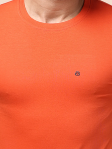 Camiseta de media manga con cuello redondo para hombre de alta calidad, cómoda, estilo versátil para todo el día y moda sin esfuerzo, 100% algodón - Product Image 3