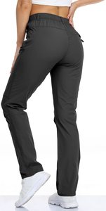 Dark Color Regular Fit Stretch <b>Women's</b> Hiking Pant Multi-pocket Outdoor Pants All Seasons Waterproof Windproof Quick Dry - Product Image 3