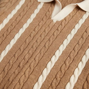 Polo en maille pour homme, vente en gros, mode décontractée, manches courtes, logo personnalisé, marque privée - Product Image 6