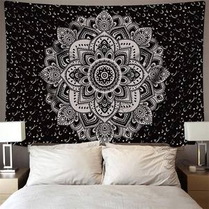 Tapiz estampado bohemio para colgar en la pared, tapiz grande con estampado personalizado de Mandala bohemio - Product Image 5