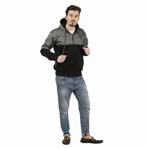 เสื้อฮู้ดสวมหัวแบบยูนิเซ็กซ์ผ้าฝ้ายน้ำหนักมากมีฮู้ดโลโก้ OEM ตามสั่งสำหรับฤดูหนาวของผู้ชายดีไซน์ปักลาย - Product Image 6