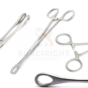 Collin Fórceps de vendaje quirúrgico Esponja de acero inoxidable Fórceps de sujeción Manual Instrumentos de Cirugía General SurgiRight - Product Image 5
