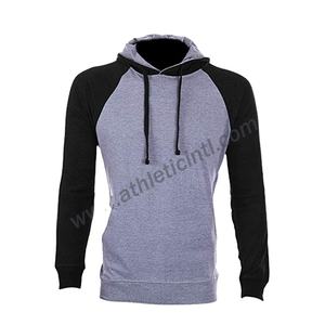Vente en gros de sweats à capuche unis en coton vierge personnalisé de haute qualité pour hommes vêtements de sport d'hiver décontracté deux couleurs pulls à capuche pour hommes - Product Image 1