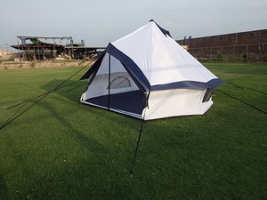 เต็นท์ทรงระฆังทำจากโพลีเอสเตอร์แบบกำหนดเองเต็นท์แบบพกพากันลมสำหรับครอบครัว yurt pakistan - Product Image 3