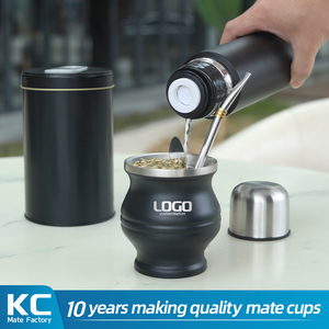 <span class=keywords><strong>Termo</strong></span> de Acero Inoxidable de 500ml para Yerba Mate con Bombilla, Boquilla de Doble Uso y Tapa para Beber, Personalizable con Marca - Product Image 6