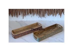 Bandeja acrílica para servir comida de diseño clásico con vajilla de restaurante de calidad superior Bandeja para servir a precios asequibles - Product Image 3