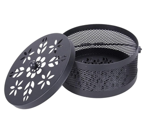 Quemador de incienso de hierro y bronce con diseño de tapa hecho a mano forma de tamaño personalizado para decoración del hogar difusor de aromaterapia decoración del hogar indio - Product Image 3