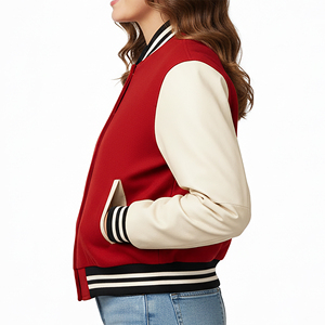 Veste universitaire de haute qualité, streetwear de qualité supérieure, 100% coton, veste universitaire en laine, vêtements d'hiver, veste universitaire de baseball - Product Image 2