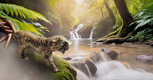 รูปปั้นเสือทองเหลืองทำด้วยมือ6นิ้วรูปปั้นสัตว์ป่าตกแต่งรูปสัตว์ของสะสมของขวัญตกแต่งงานศิลปะที่สง่างาม - Product Image 5