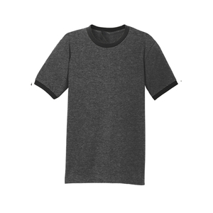 T-shirt Ringer pour Hommes en Gros, T-shirt Uni en Coton à Col Rond et Manches Courtes, Fournisseur OEM ODM - Product Image 3
