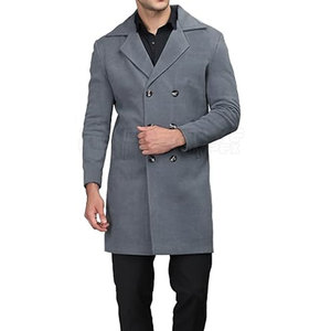 Manteau d'hiver long respirant isolé durable en coton/laine doublé polaire pour hommes de haute qualité à vendre au Pakistan - Product Image 1