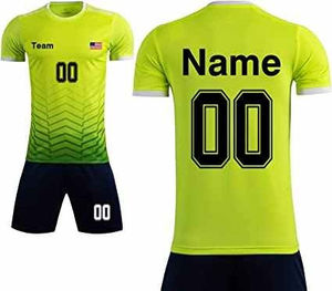 ชุดฟุตบอลระเหิดแบบกำหนดเองคุณสมบัติแห้งเร็วน้ำหนักเบากำหนดชื่อได้เอง - Product Image 4