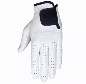 Guantes de Golf de Piel Cabretta Premium con Logotipo Personalizado, Blancos, Transpirables, Compatibles con Pantalla Táctil, para Entrenamiento al Aire Libre - Product Image 4