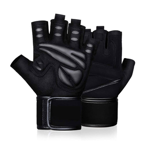 Demi-doigt néoprène respirant haltérophilie gants de gymnastique poids lourd sport exercice musculation entraînement Sport Fitness - Product Image 4