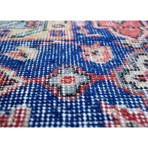 Alfombra Vintage de Lana 9x12, Anudada a Mano, con Diseño de Medallón Rojo y Naranja, Rectangular, Abstracta, para Pasillo, Entrada, Sala de Estar - Product Image 3