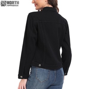 Veste en jean tendance de haute qualité pour femmes Jeans décontractés avec couleur noire Denim pour femmes Prix de gros à faible coût pas cher - Product Image 5