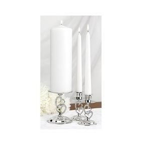 hot selling simple pillar design metal <b>candle</b> holder <b>silver</b> heart design creative decorative <b>candle</b> <b>stick</b> classic home decor - Product Image 1