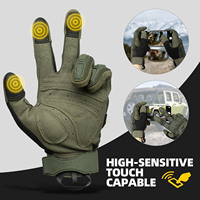 Gants tactiques transfrontaliers à écran tactile, antidérapants, pour moto, entraînement, sport, promotionnels pour les fans