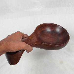 ชามไม้ทำมือแท้ 100% ดีไซน์สวยงาม พร้อมสัมผัสเรียบเนียน เหมาะสำหรับใส่ของว่างราคาประหยัด - Product Image 1