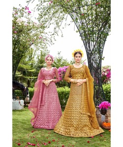 ชุดนอนผ้าไหมพิมพ์ลายแบบอินเดียเสื้อผ้าพื้นเมือง - Product Image 1