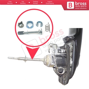 BDP36 Front Door <b>Lock</b> Barrel Repair Kit 6K4837223A for Caddy 2 Cordoba Ibiza Inca 6K 68 mm - Product Image 5