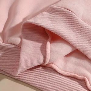 adult girls first choice custom <b>pink</b> color rhinestone <b>hoodie</b> OEM services glitter style rhinestone hooded sweatshirt fall autumn - Product Image 5