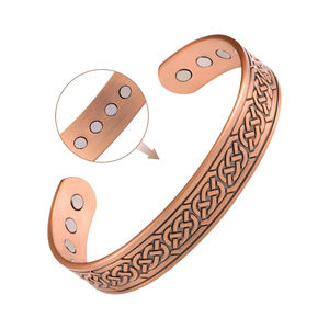 Therapy Healthy Pure <b>Copper</b> Magnetic <b>Bangle</b> Magnetic <b>Copper</b> Bracelet for Men Women <b>Copper</b> Magnetic Bracelet - Product Image 1