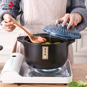 Pentola in umido, gas domestico, resistente alle alte temperature, a secco, non cracking, poco riso in padella, zuppa di ceramica, piccola casseruola - Product Image 1