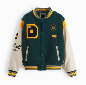 Veste personnalisée de luxe de la vieille école américaine décontractée vintage Y2k coupe-vent veste d'équipe de l'école universitaire pour hommes grande taille - Product Image 5