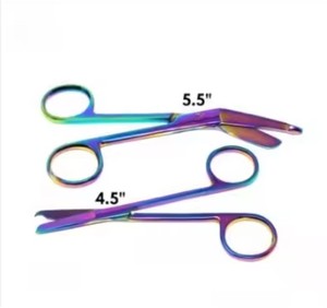 Ciseaux Lister pour pansements chirurgicaux médicaux, instruments d'infirmière, instruments chirurgicaux en acier inoxydable, prix d'usine, 2 pièces - Product Image 1