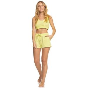 Nouvelle mode de short de survêtement en coton respirant pour femmes avec logo personnalisé teint en plaine prix de gros - Product Image 4